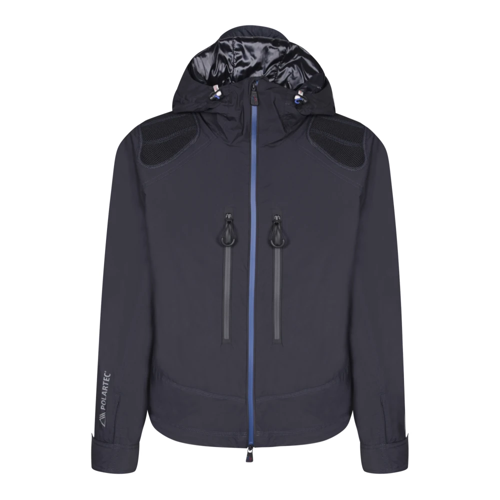 Moncler Nylon Jacket Black Heren