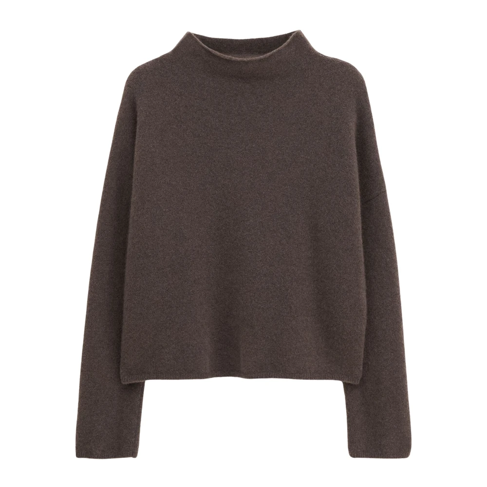 Filippa K Gezellige Funnelneck Trui Brown Dames