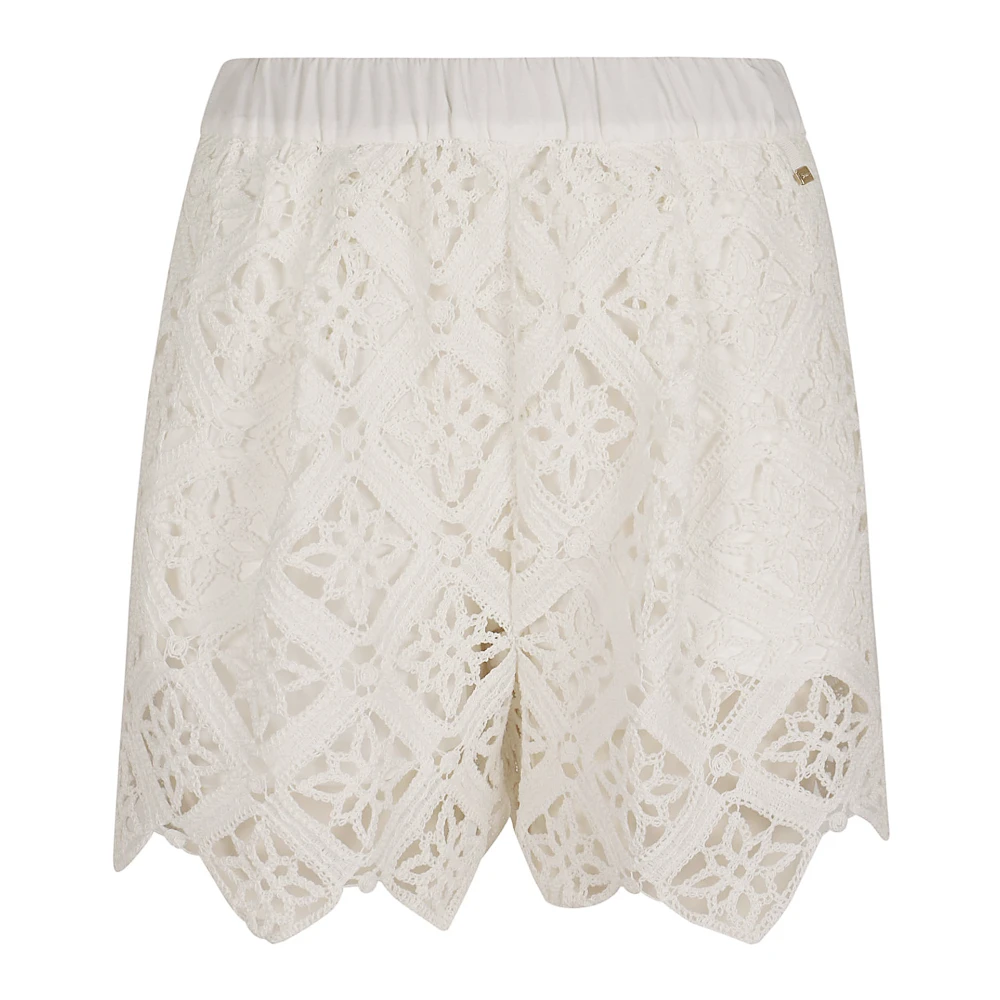 Herno Donna Bianco Pantaloncini, 2XS, New,