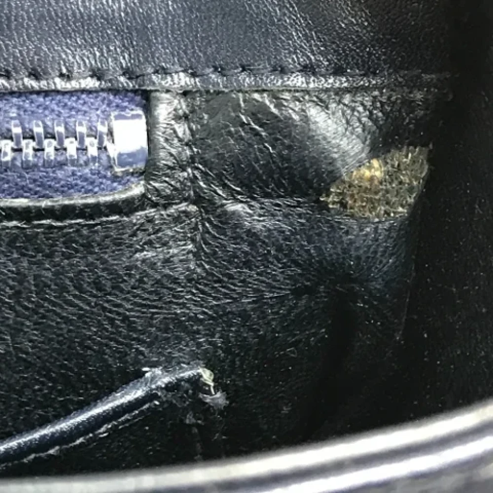 Celine Vintage Pre-owned Fabric shoulder-bags Blue Dames