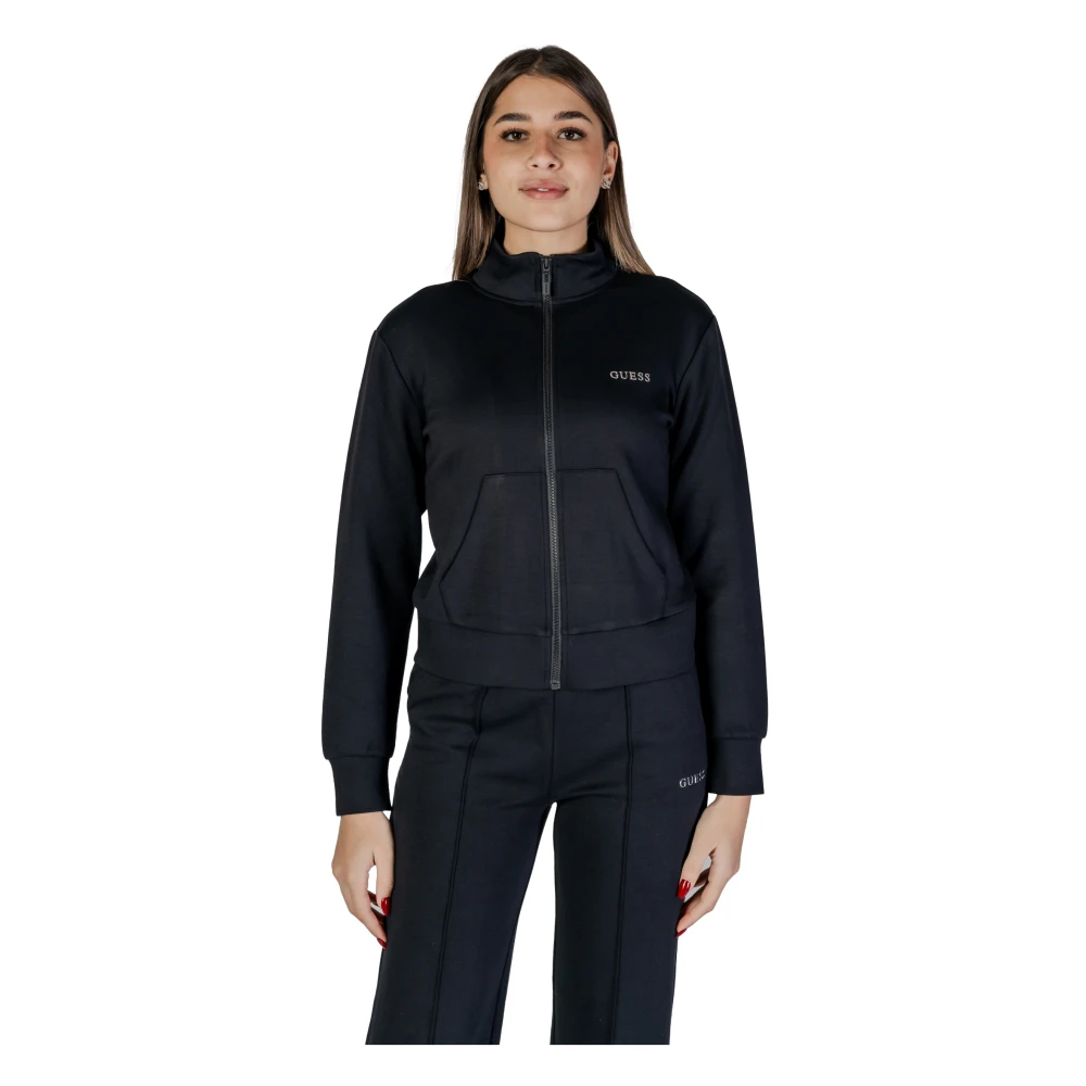 Guess Lente Zomer Dames Onbedekte Sweatshirt Black Dames