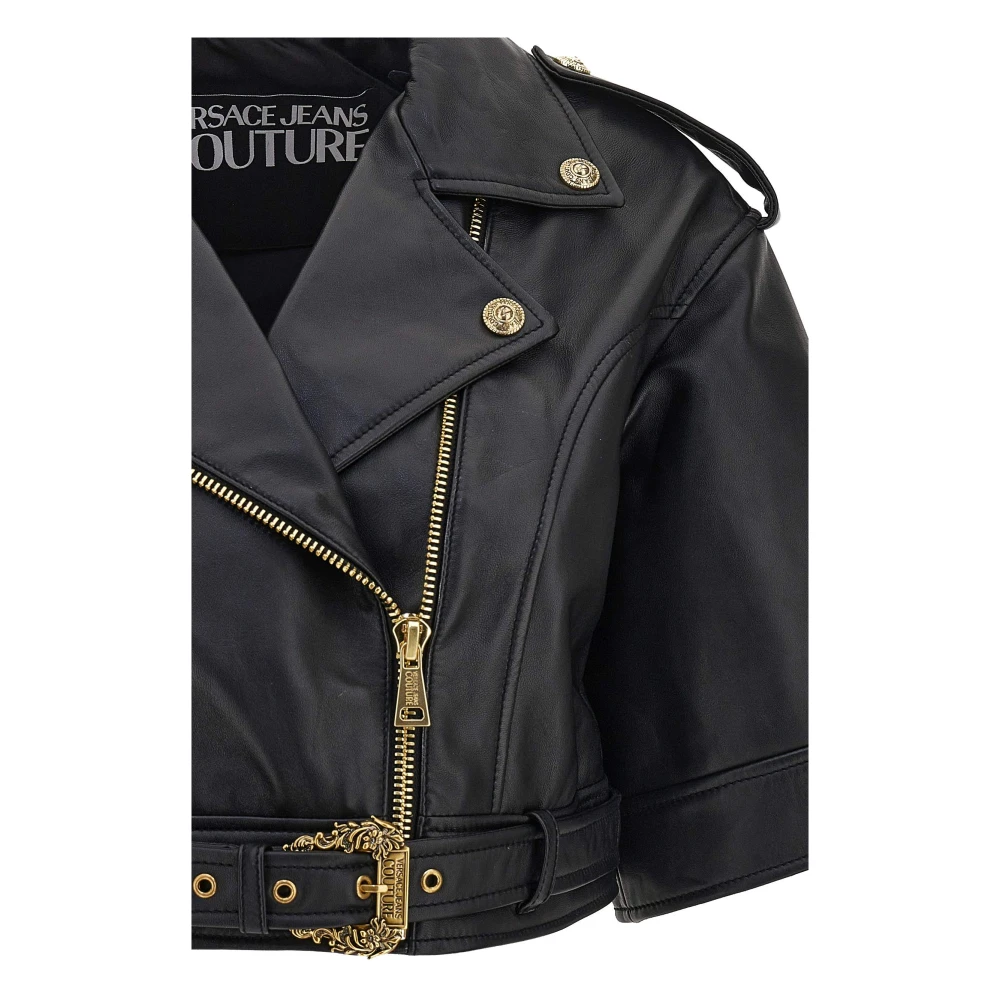 Versace Jeans Couture Trendy Coats Assortment Black Dames