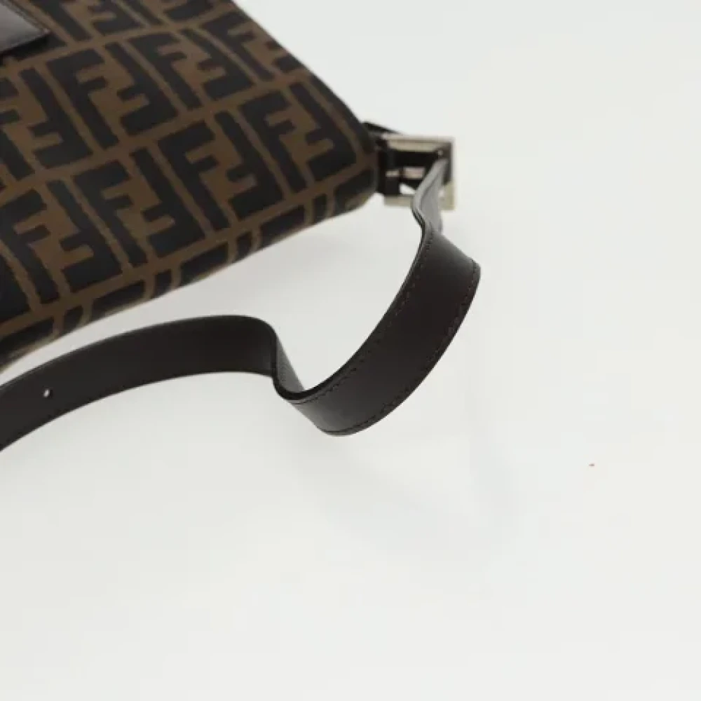 Fendi Vintage Pre-owned Canvas fendi-bags Brown Dames