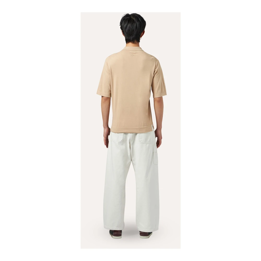 Ballantyne Ultralight Cotton Polo Shirt Beige Heren