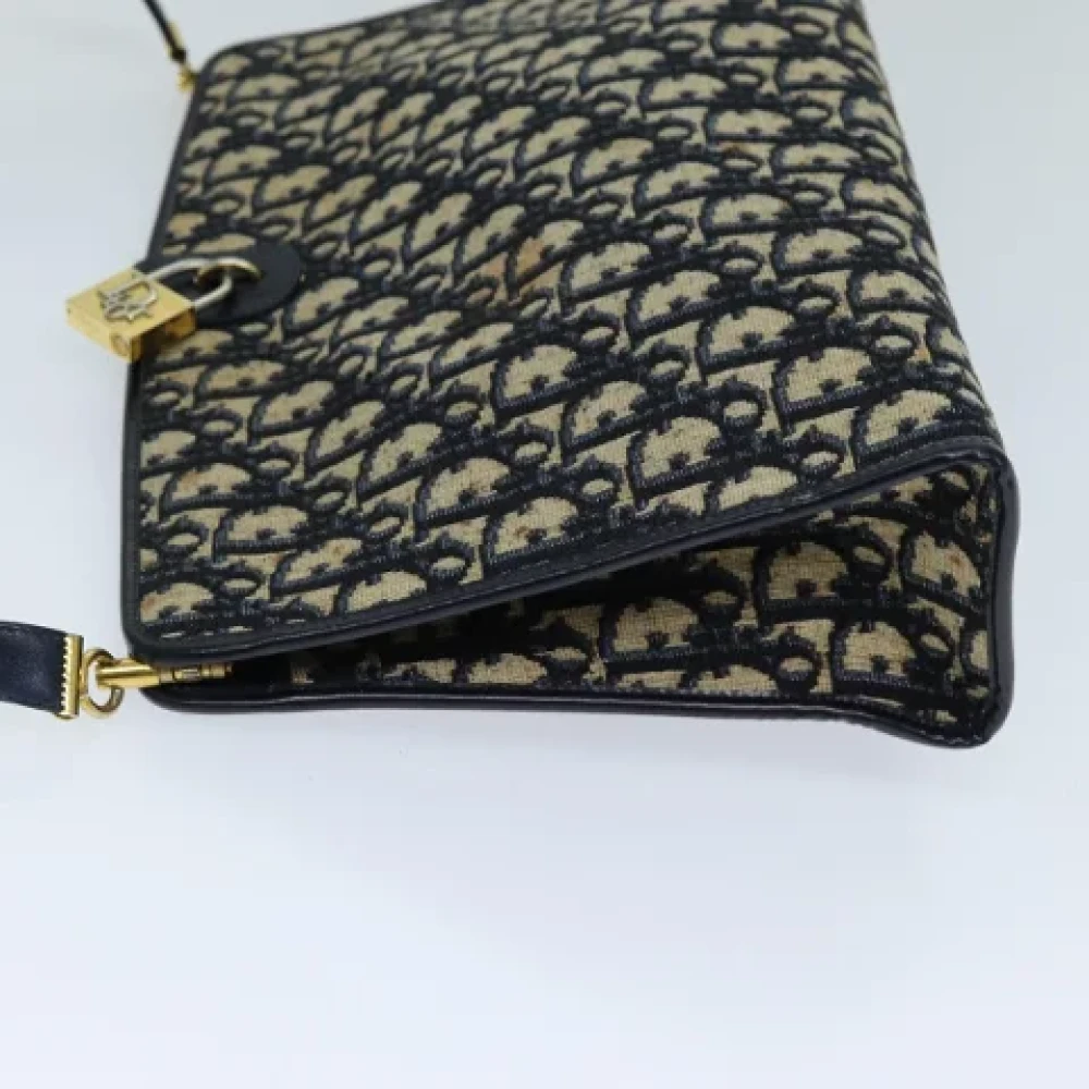 Dior Vintage Pre-owned Canvas dior-bags Blue Dames