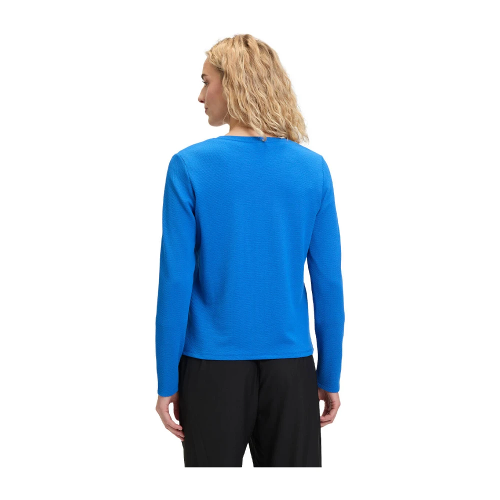 Betty Barclay Korte Mouw Blazer Jas Blue Dames