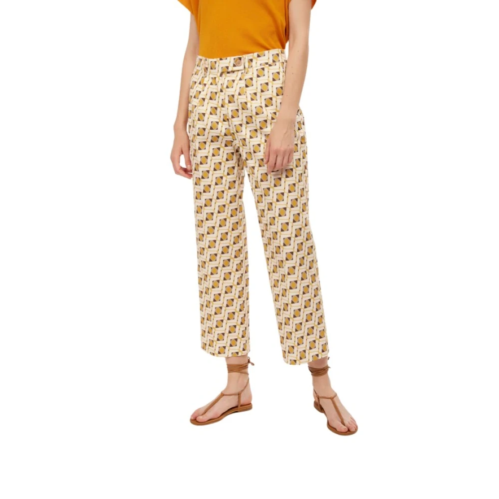 Trousers > Cropped Trousers - - Skills & Genes - Modalova