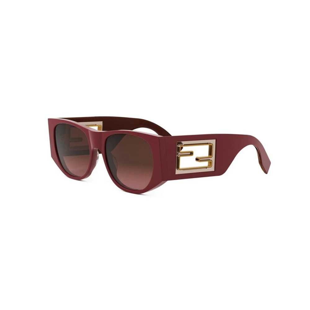 Fendi Unisex Red Baguette Sunglasses - Sunglasses - 54 Mm - Accessories