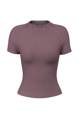 Perilla Sheer Yoke Top