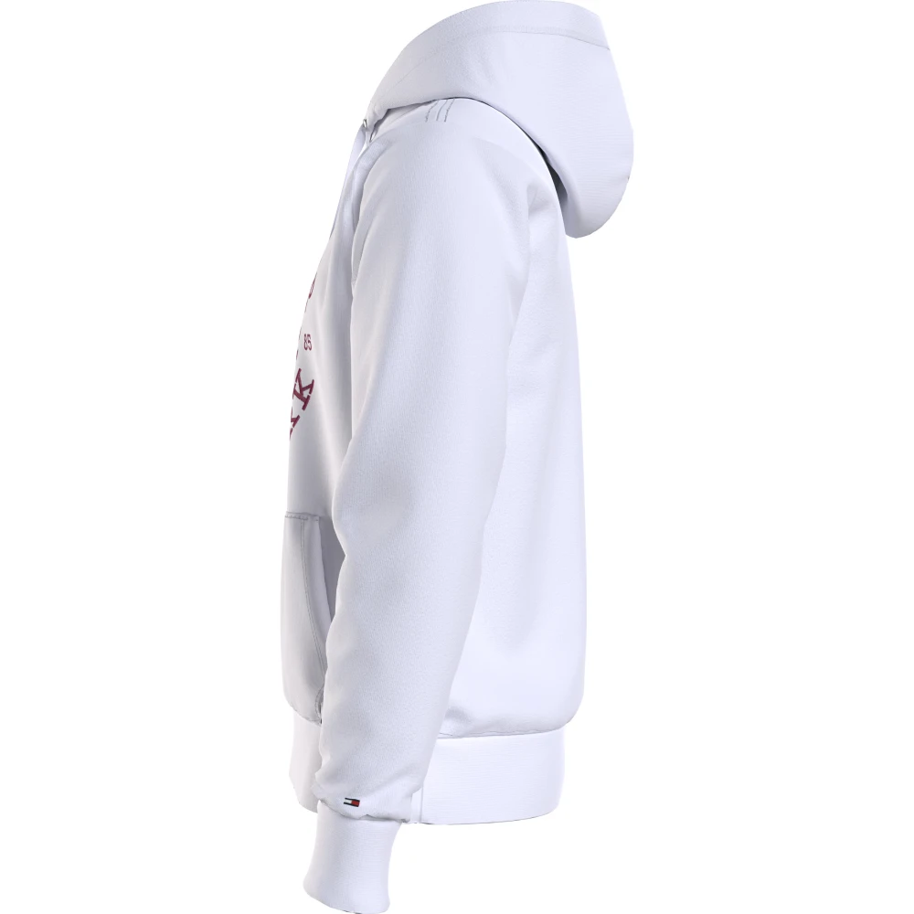 Tommy Hilfiger Witte Hoodie Sweatshirt Ss24 White Heren