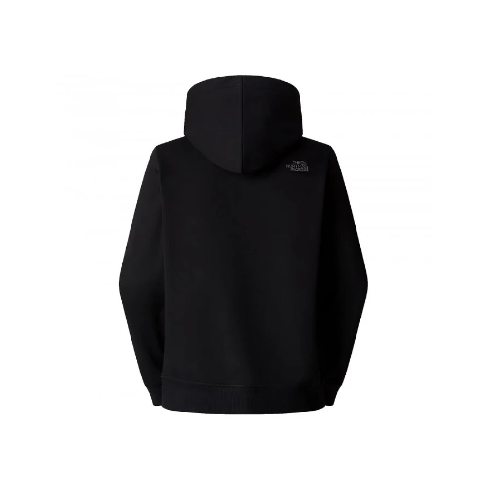 The North Face Geborduurde hoodie met kangoeroezak Black Heren