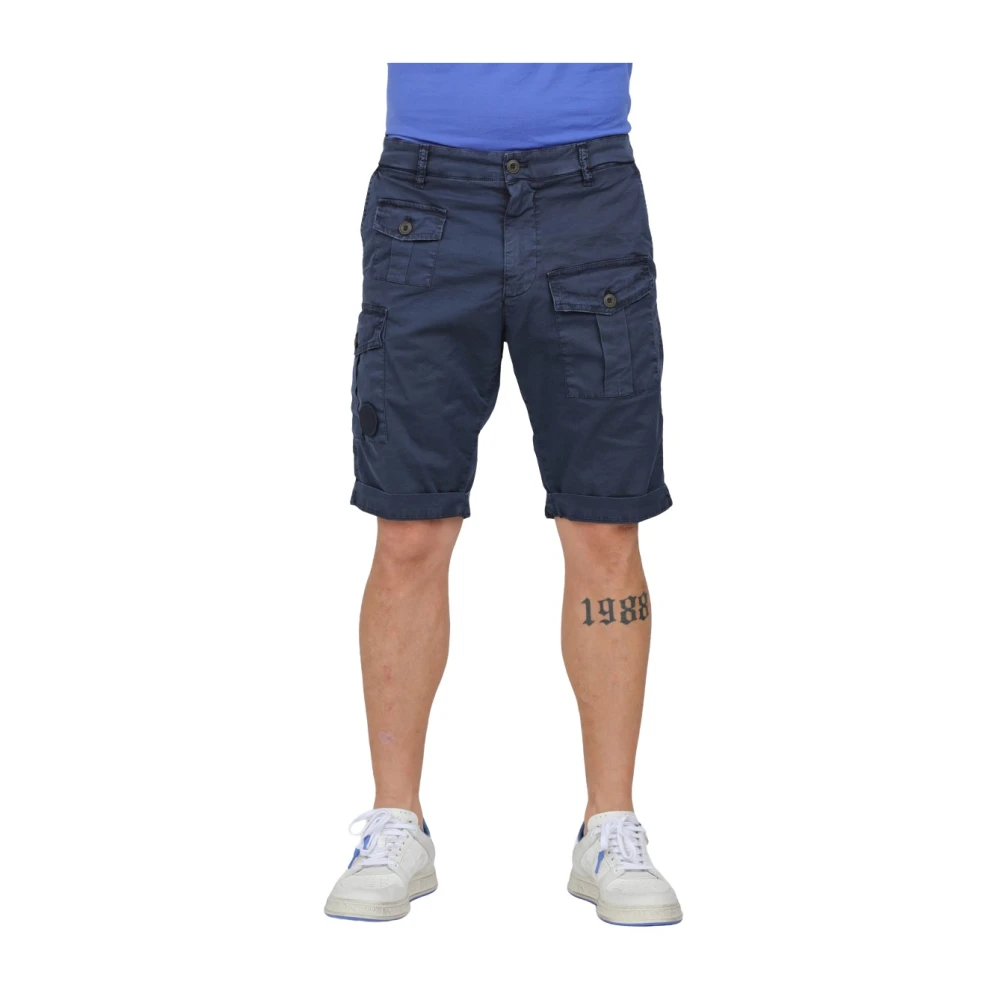 Mason's Casual Shorts Blue Heren