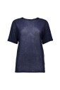 pull-en-lin-bleu-manches-courtes-col-rond