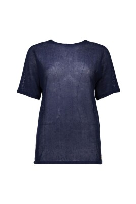 pull-en-lin-bleu-manches-courtes-col-rond