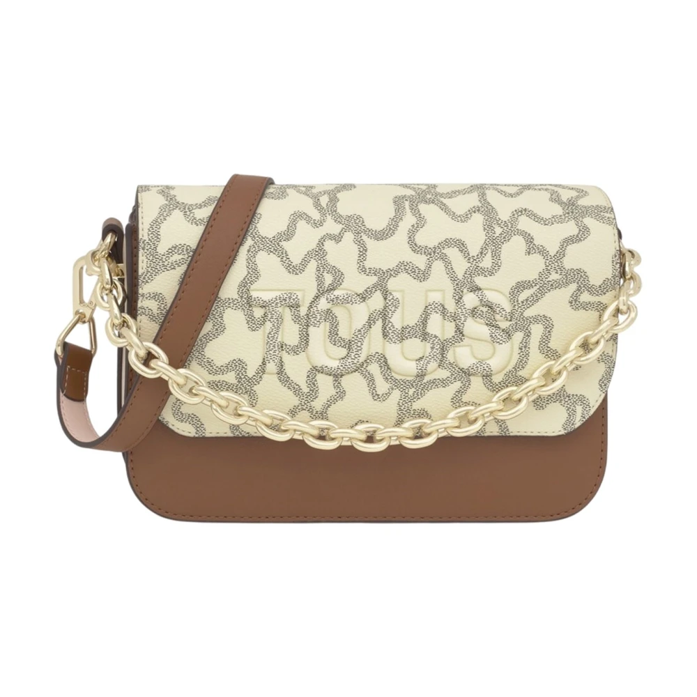 Tous Beige Synthetische Dames Schoudertas Beige Dames