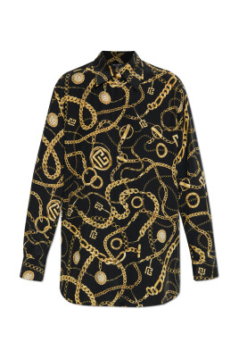 chemise-en-soie-a-motif