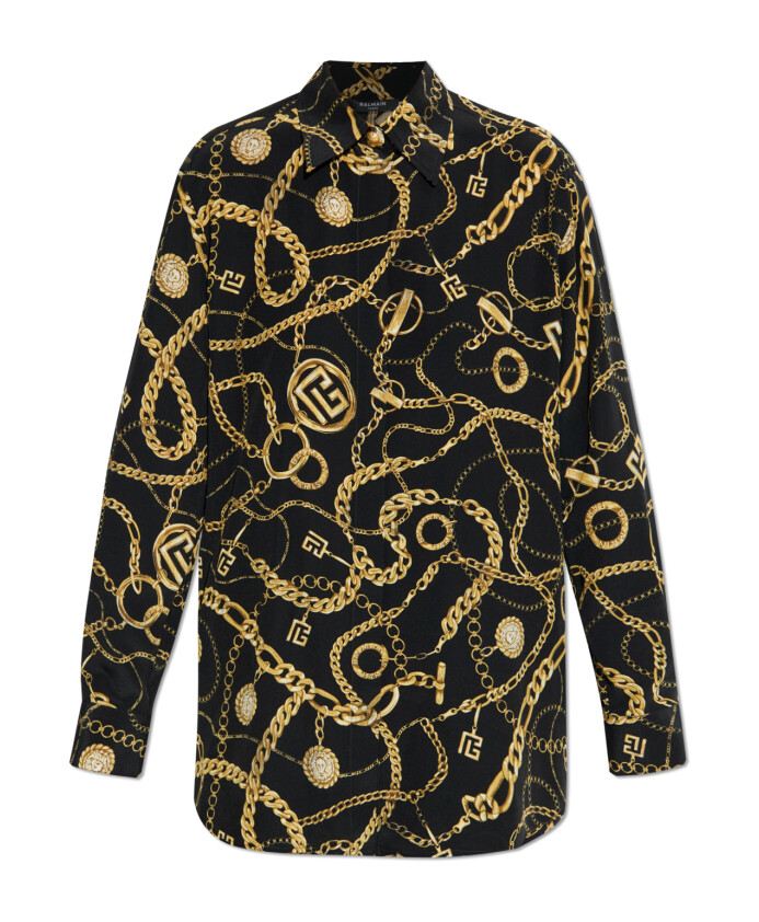 chemise-en-soie-a-motif