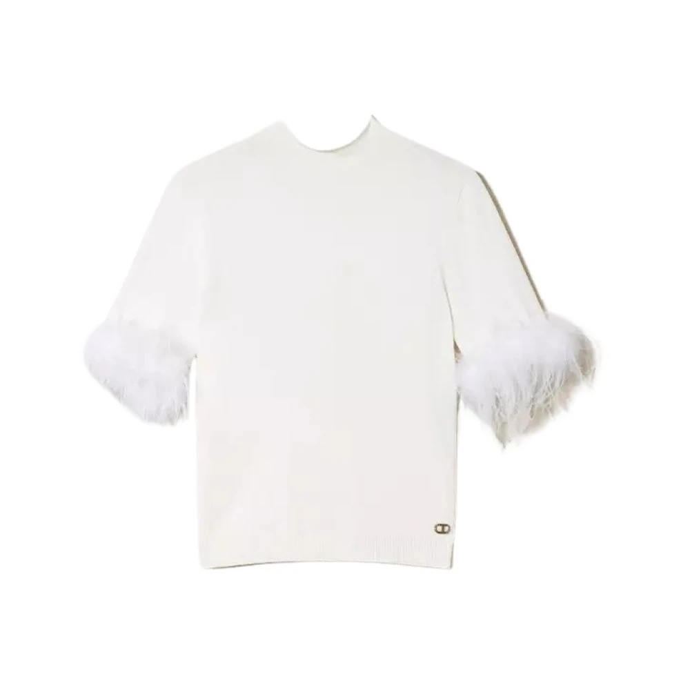 Twinset Veren Trui White Dames