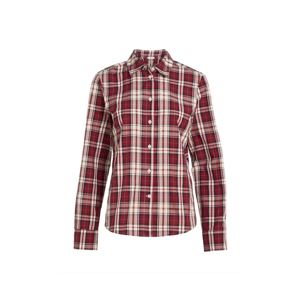 Tommy Hilfiger Tartan Regular Blouse Multicolor Dames