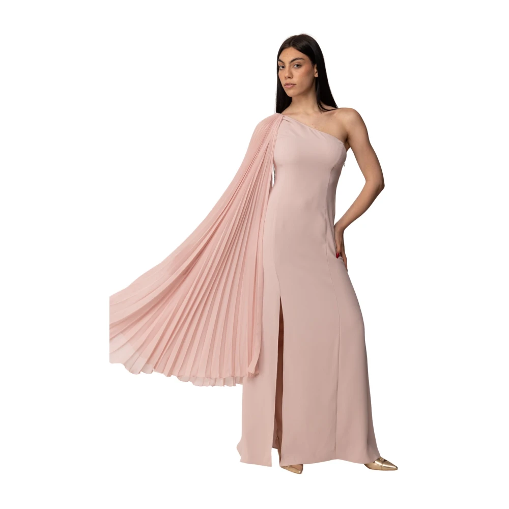 Hanita Women's Pink Gowns, Xs, Abito Lungo