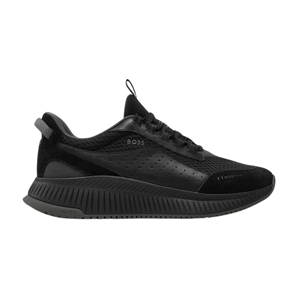 Hugo Zwarte hybride sneakers met EVA-rubberen zool Heren Schoenen