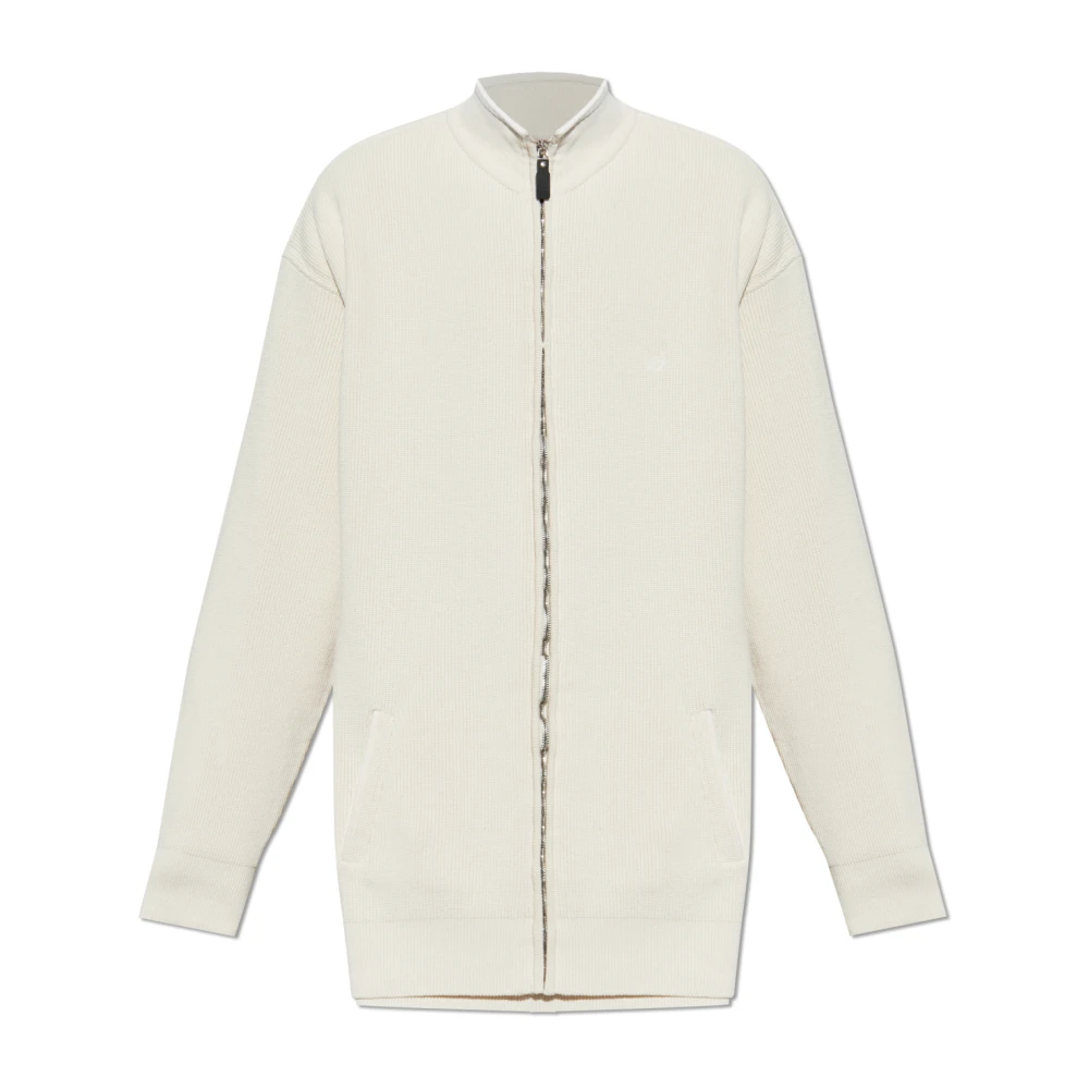 Balenciaga Cardigan met opstaande kraag Beige Heren