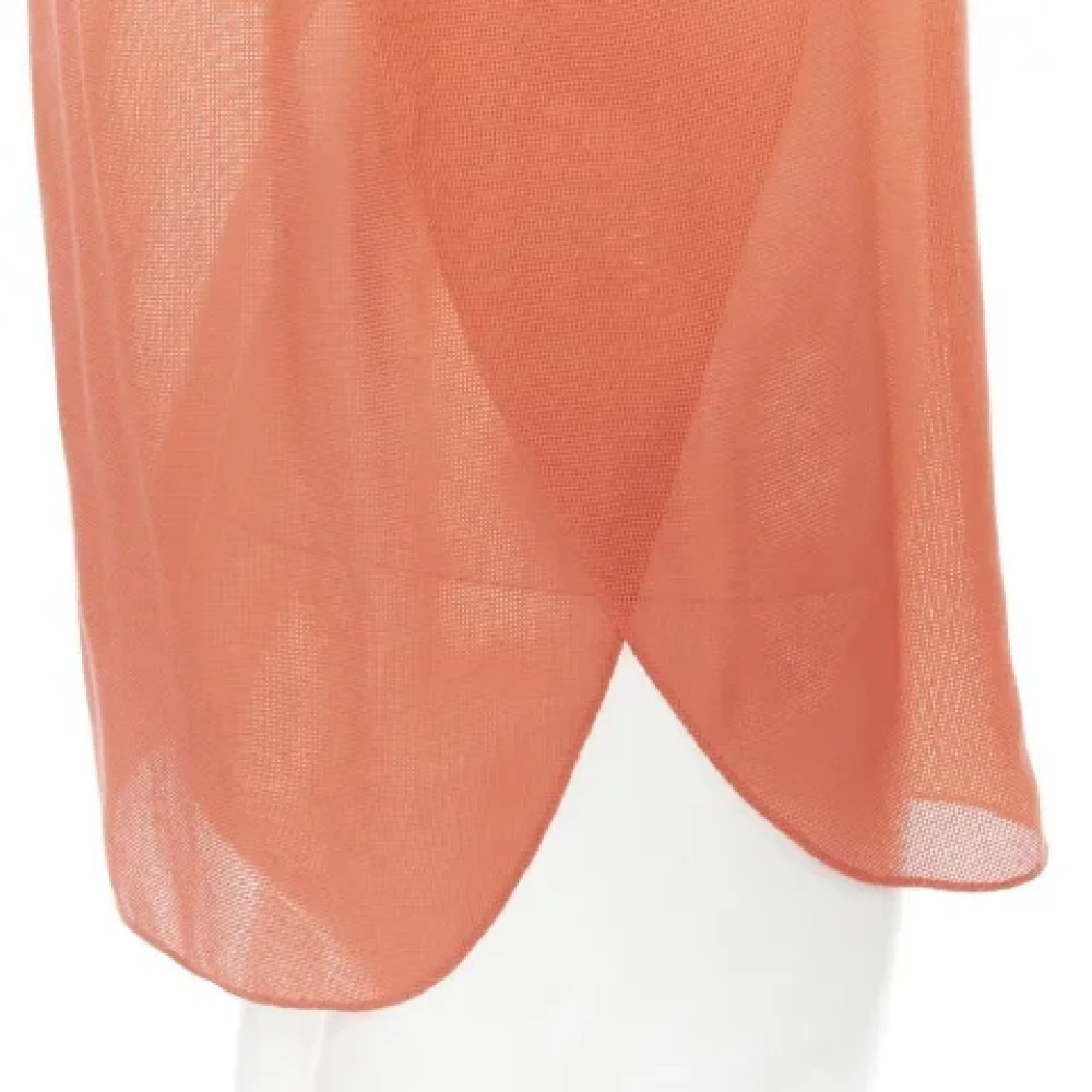 Hermès Vintage Pre-owned Fabric tops Orange Dames