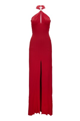 golden-metal-detail-long-red-carpet-dress