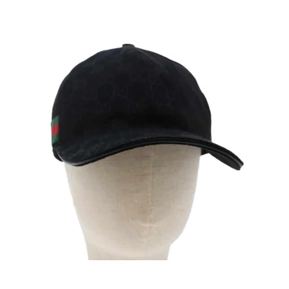 Gucci Vintage Pre-owned Tyg hattar-och-kepsar Black, Unisex