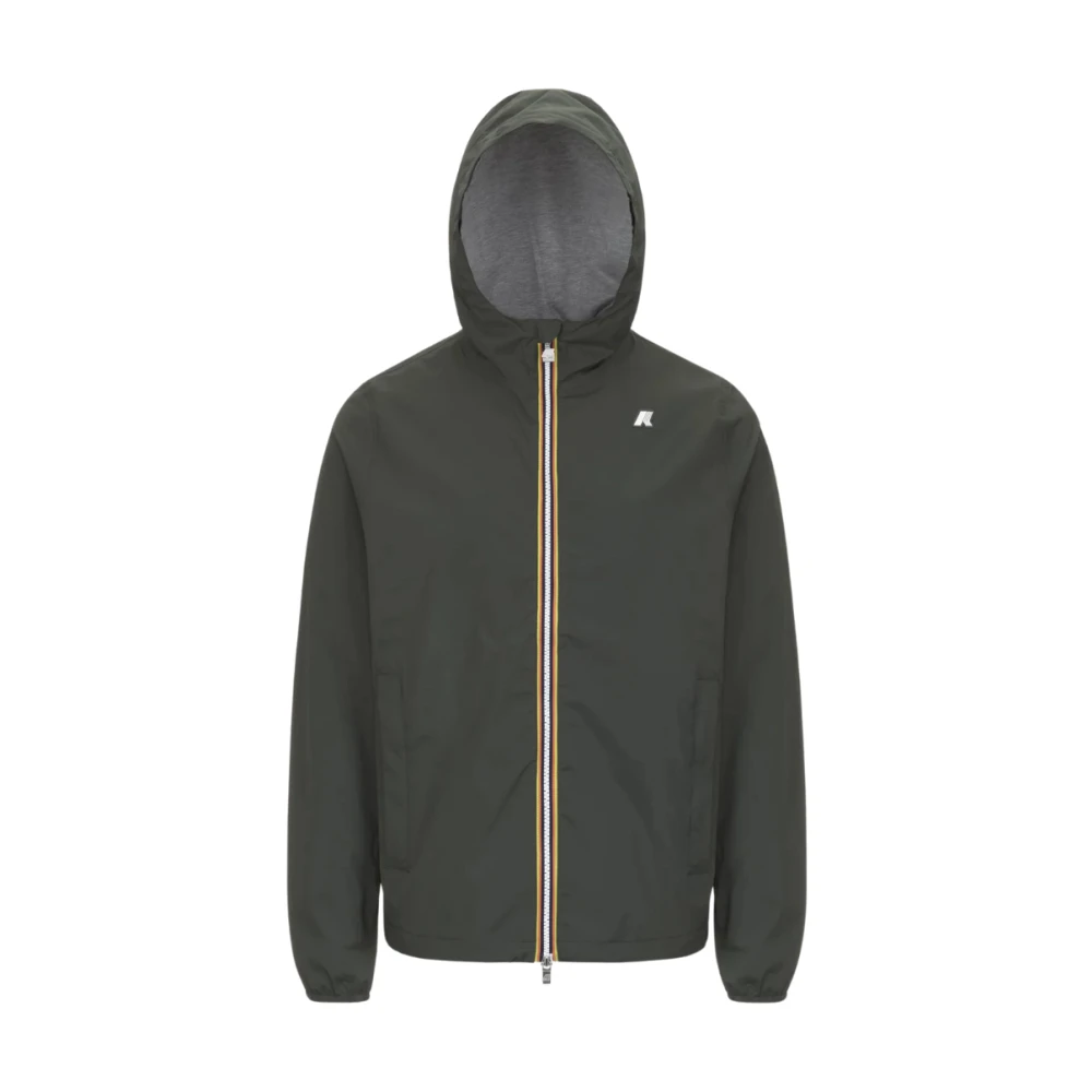 K-Way Mannelijk Groente Slim-Fit Weerbestendig Jack