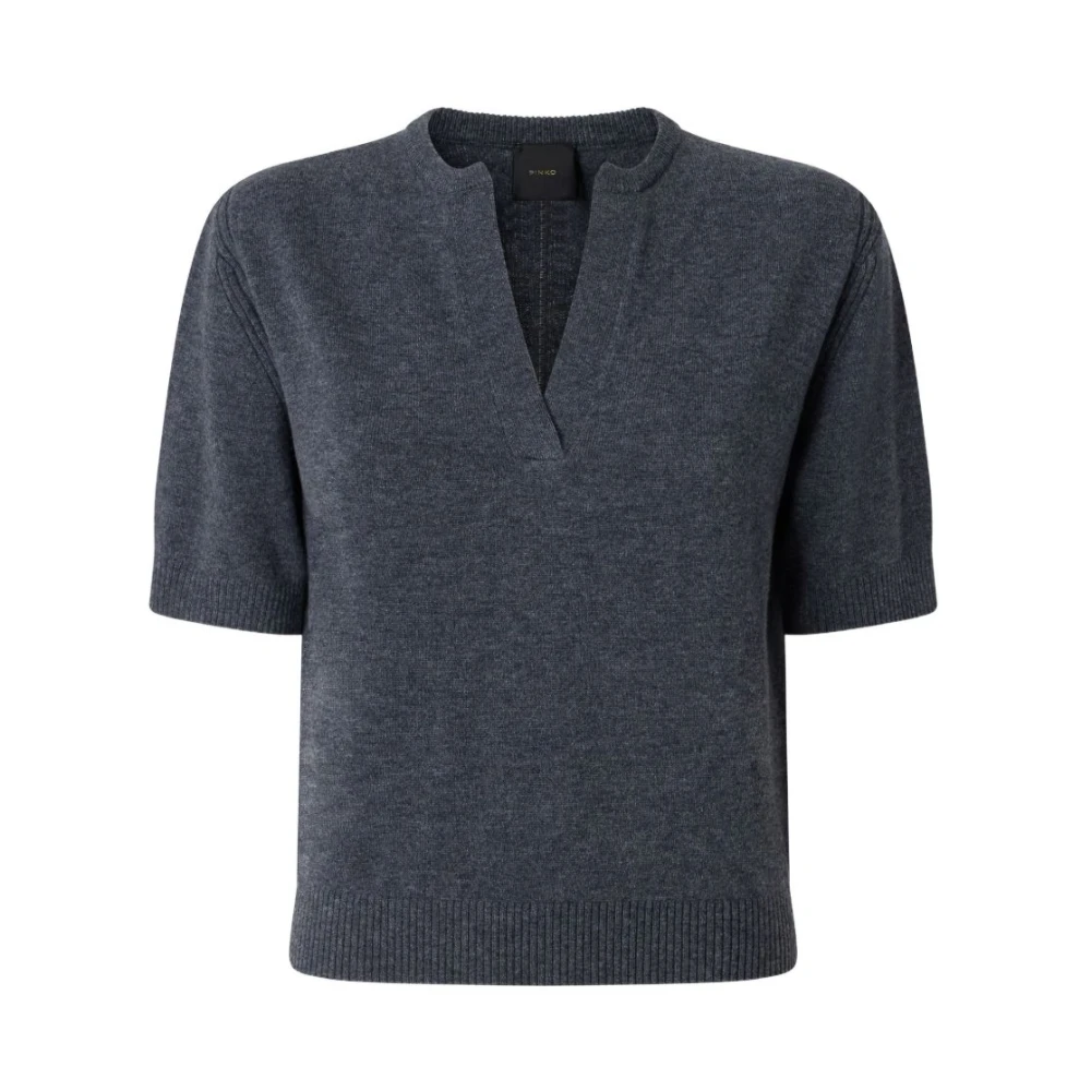 Pinko Vrouw Grijs Truien & Vesten Dames, Xs, Nylon, Truien