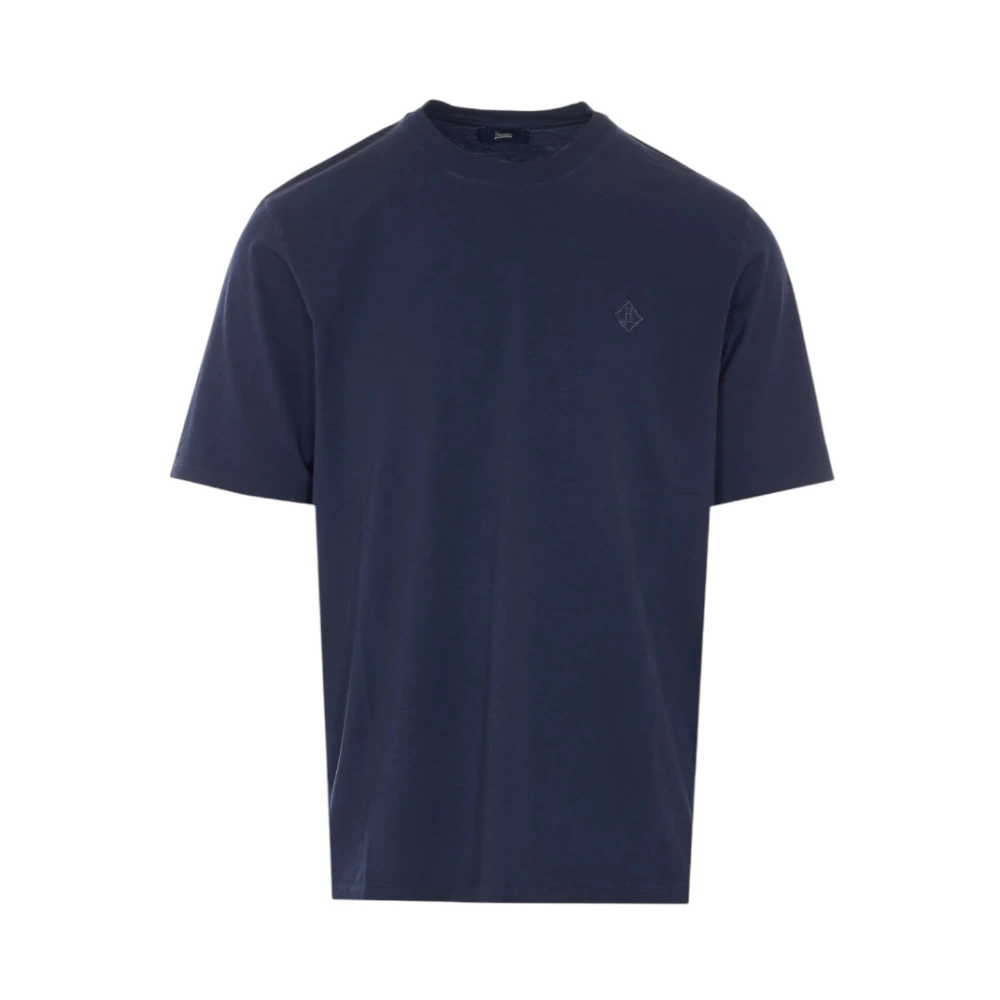 Herno Hombre Azul Camisetas, Talla: L