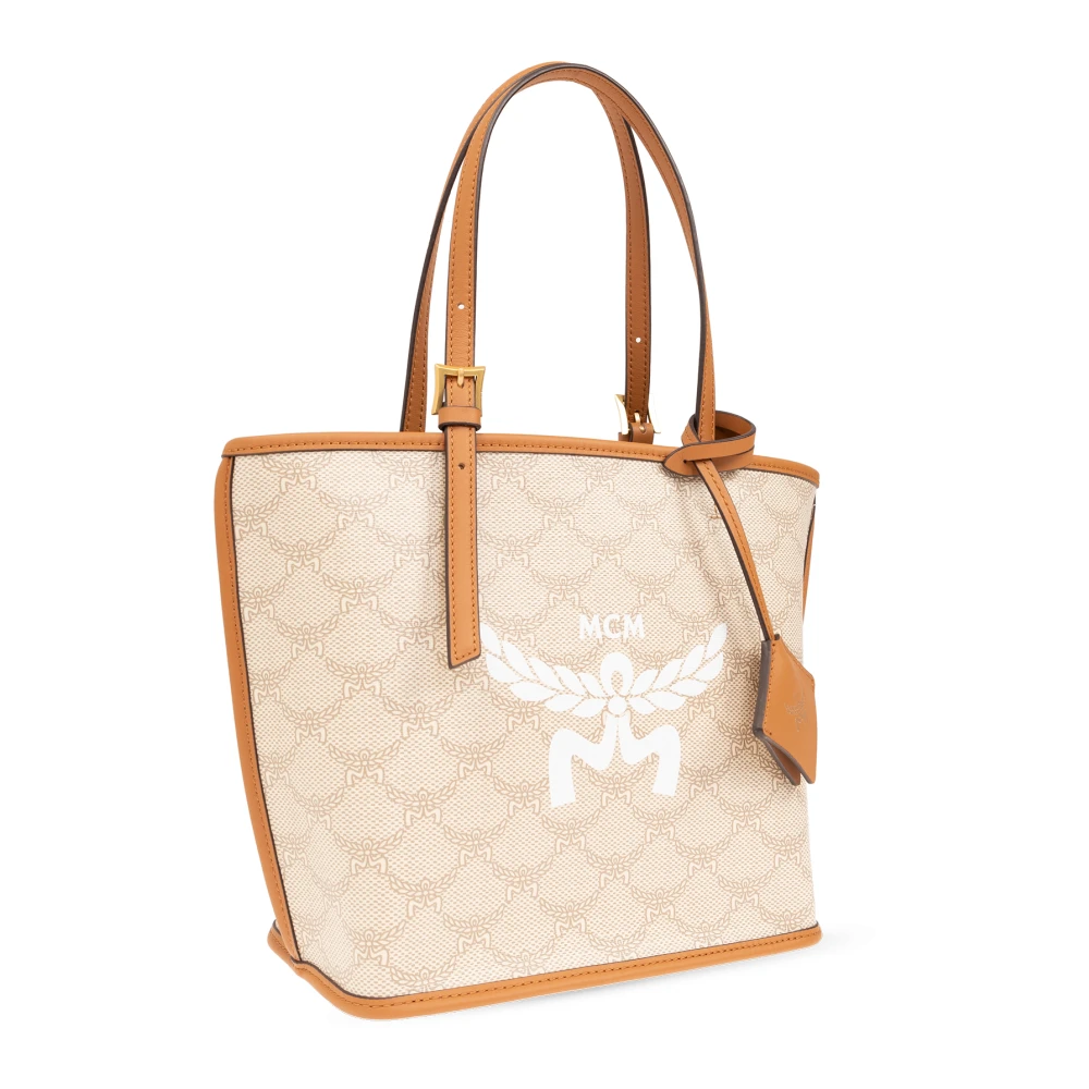 MCM Himmel Mini shopper tas Beige Dames