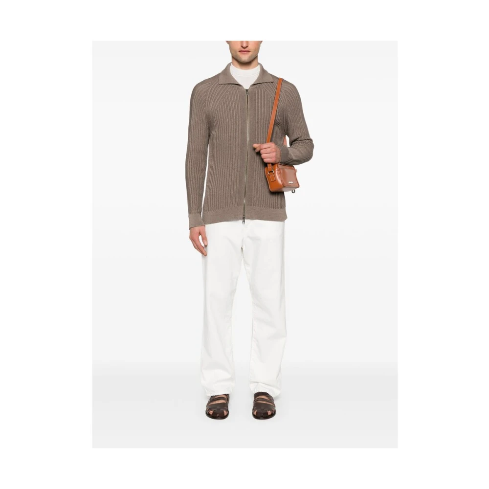 Tagliatore Trui Brown Heren