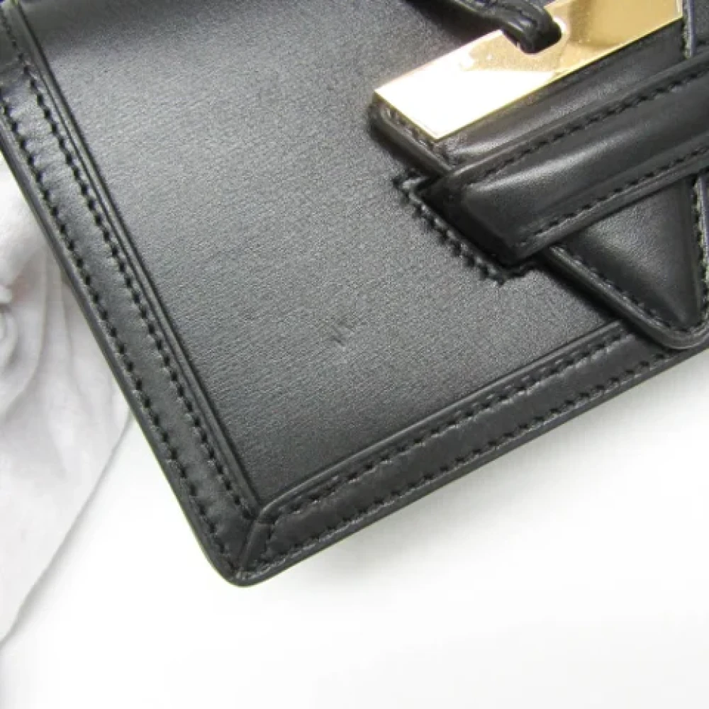 Loewe Pre-owned Leather shoulder-bags Black Dames