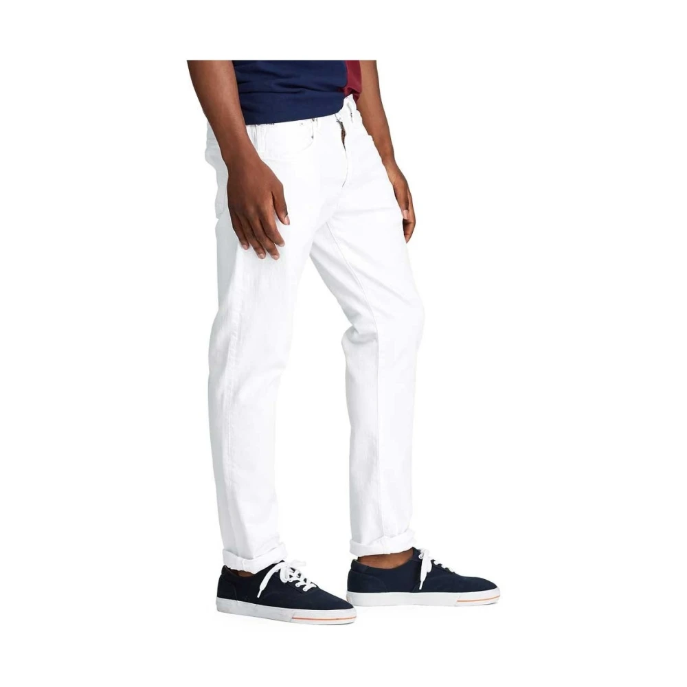 Ralph Lauren Stijlvolle Denim Jeans voor Mannen White Heren