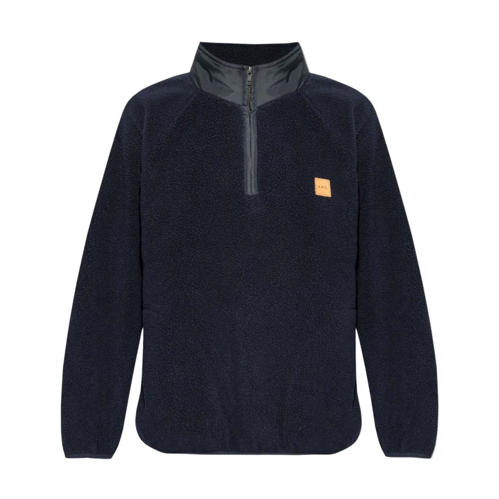 A.P.C. Blå Sweatshirt Aw24 Herrmode Blue, Herr