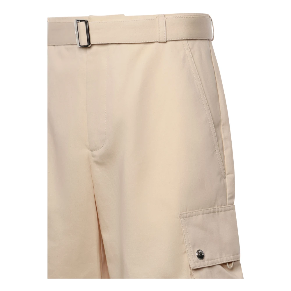 Jacquemus Cargo Bermuda Shorts in Beige Heren