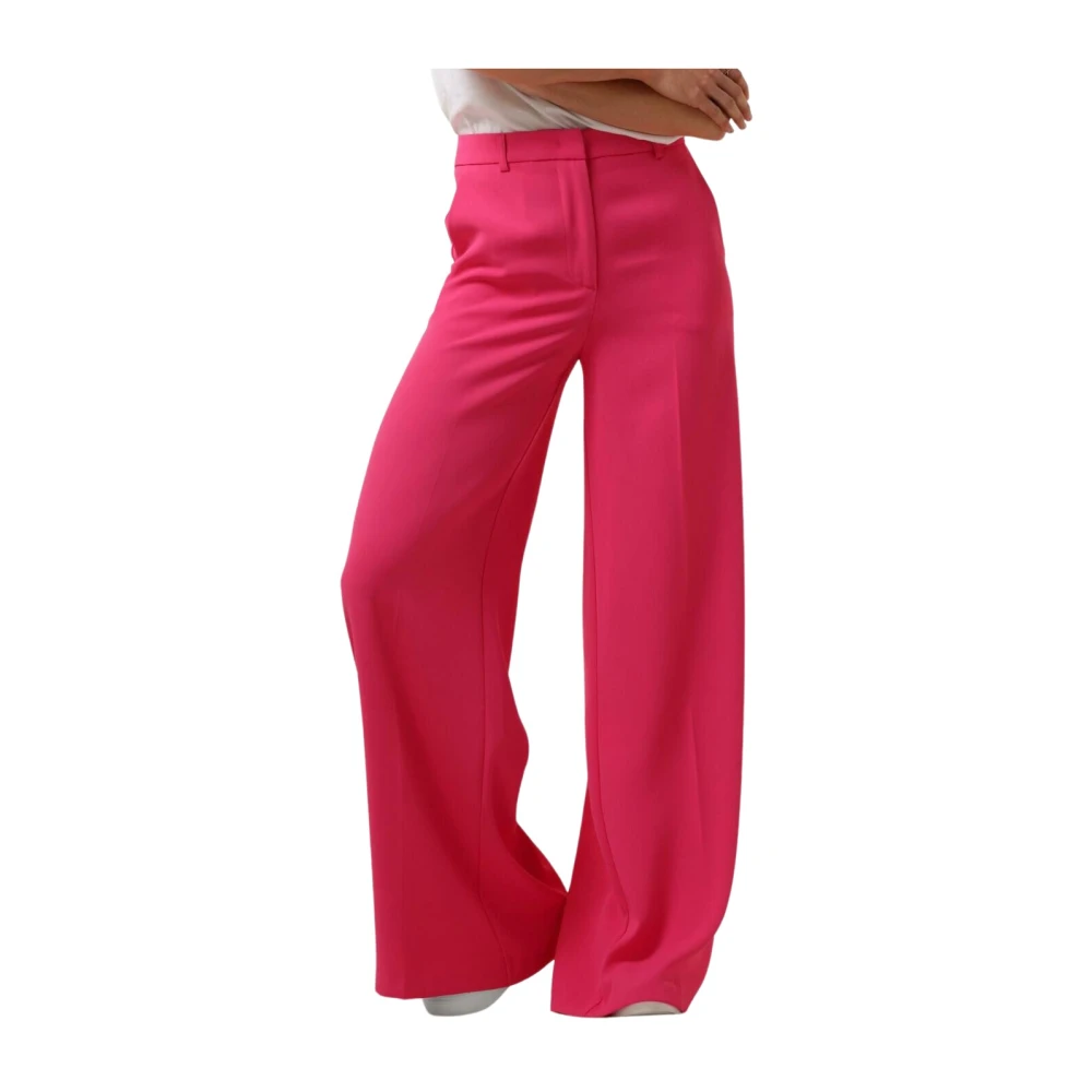 Silvian Heach Wijde Pijp Hoge Taille Broek Pink Dames