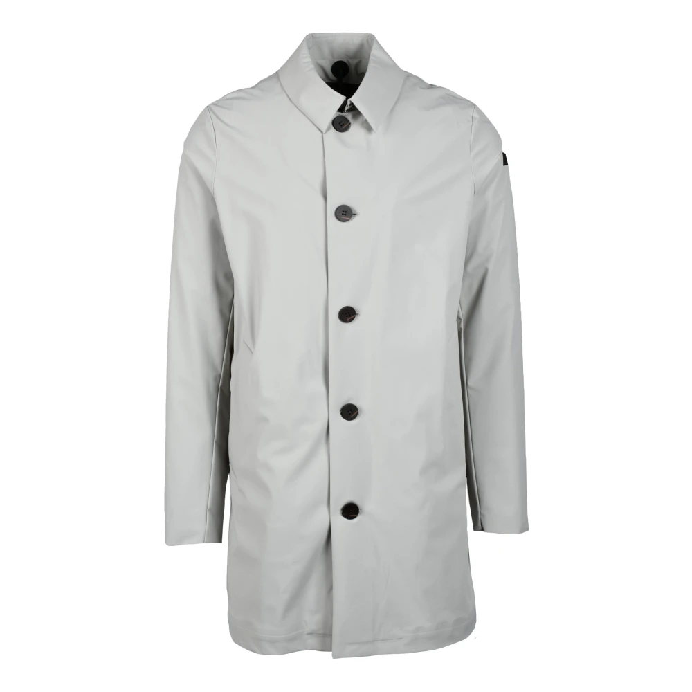 RRD Nylon Trenchcoat met knopen Gray Heren