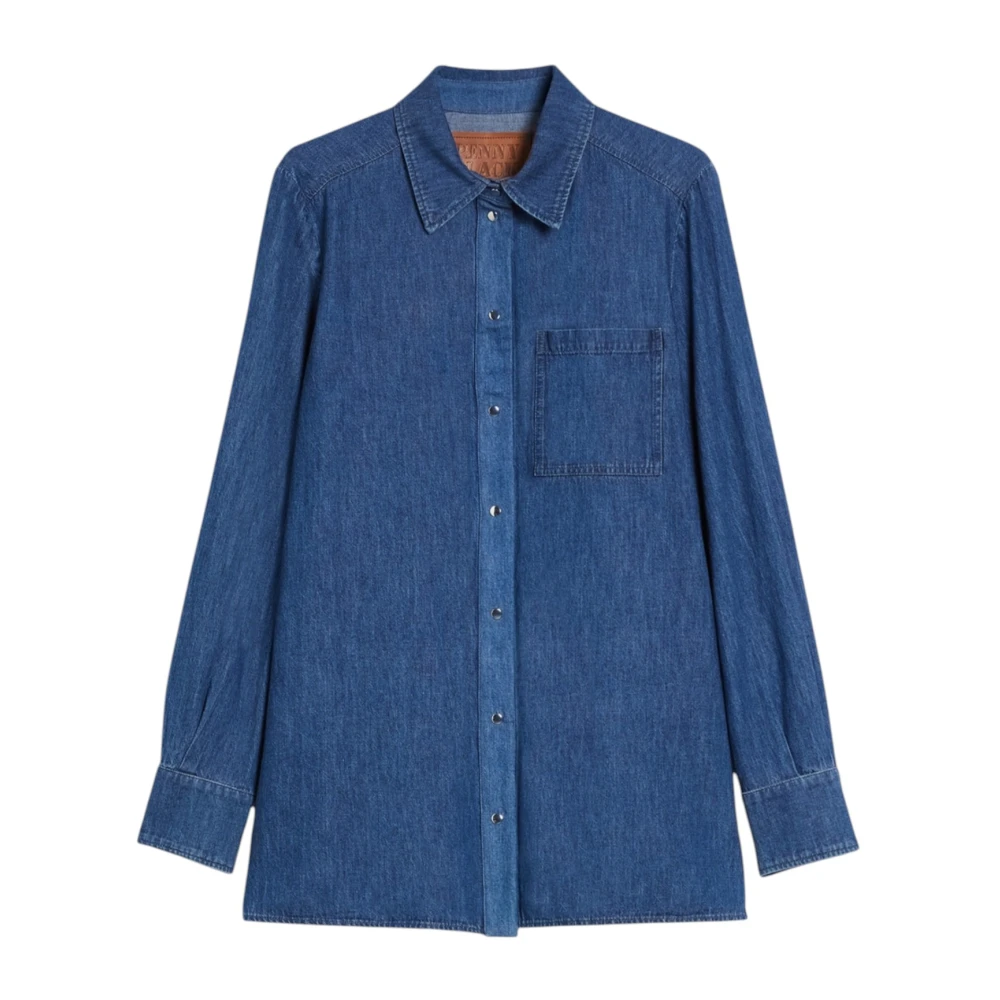 Pennyblack Women's Blue Camicia