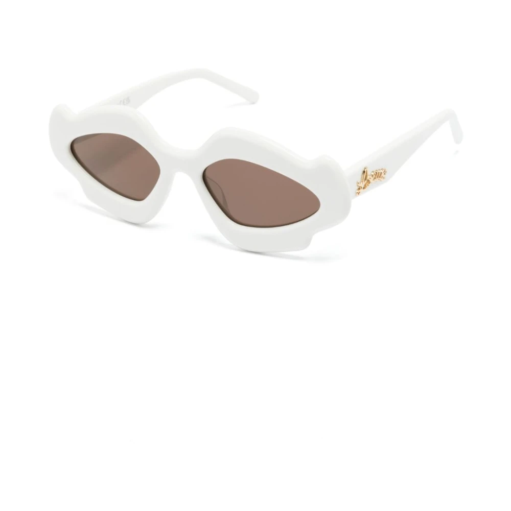 Loewe Lw40109U 21E Sunglasses Vit Dam