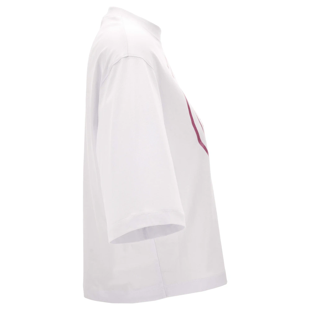 Versace Jeans Couture Stijlvolle T-shirts en Polos White Dames