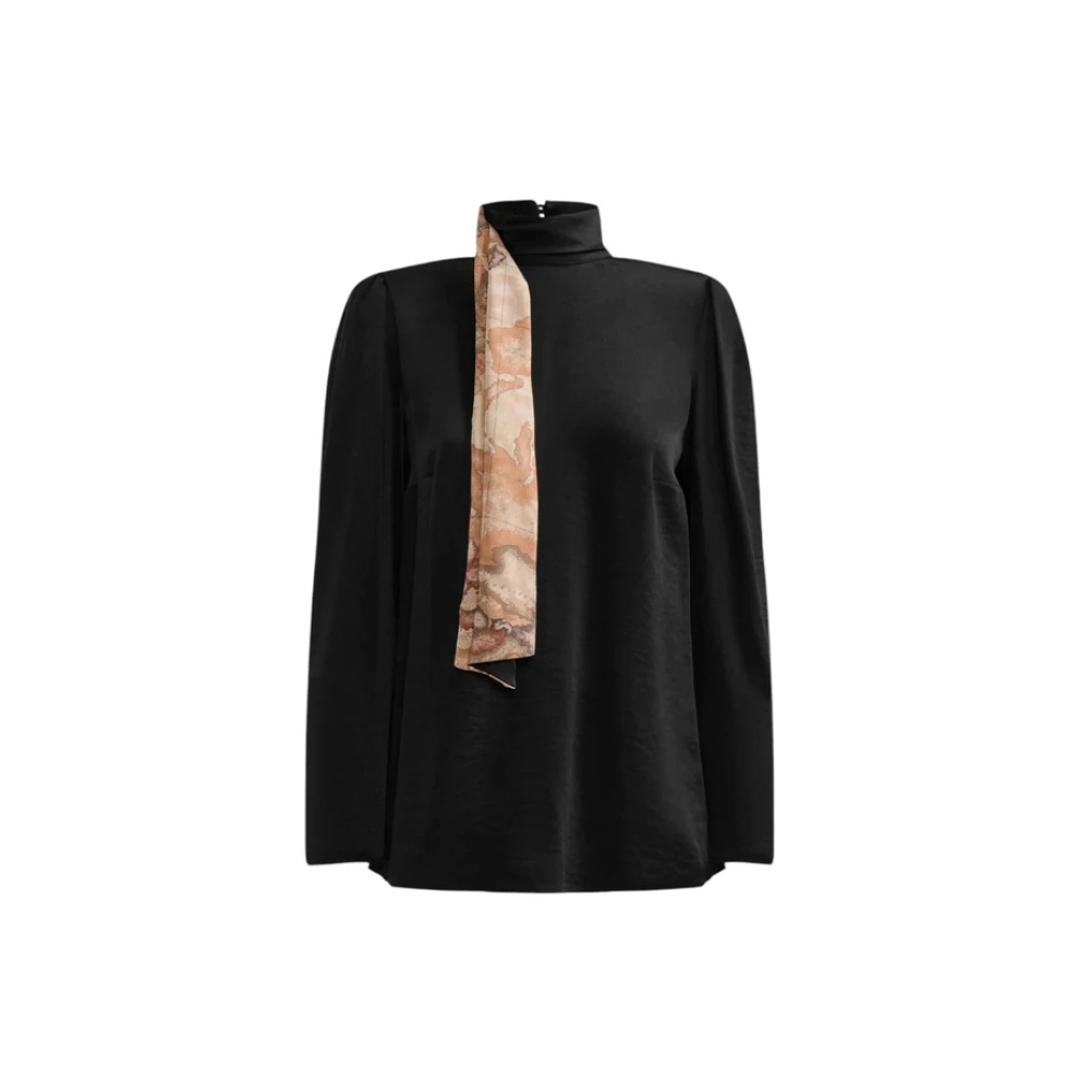 Alviero Martini 1a Classe Lange Mouw Blouse Black Dames