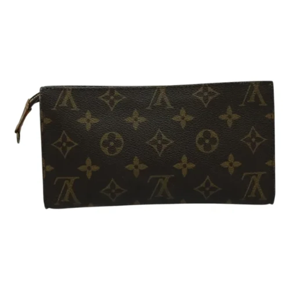Louis Vuitton Vintage Pre-owned Canvas pouches Brown Dames