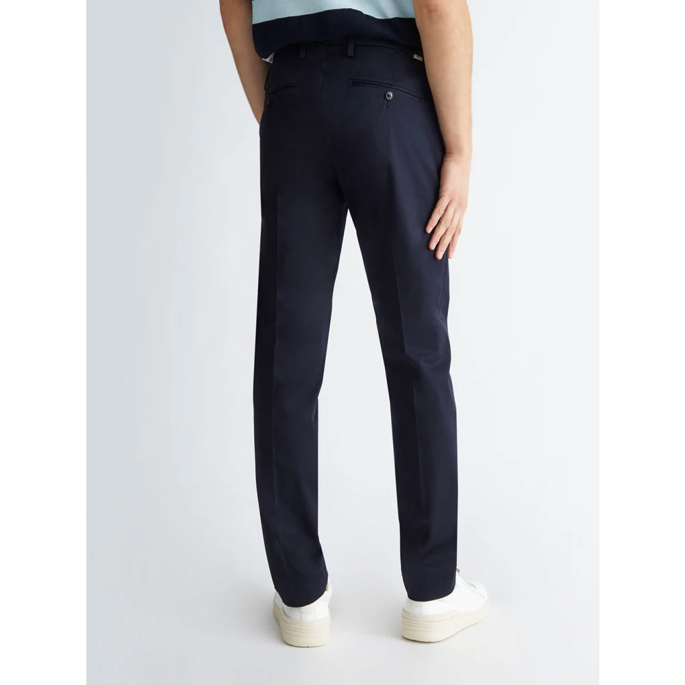 Liu Jo Blauwe Chino Broek voor Mannen Blue Heren