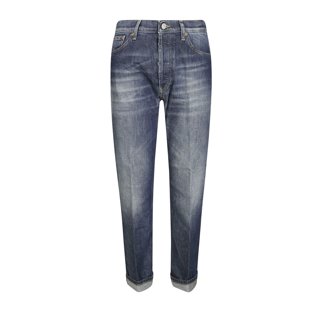 Dondup Klassieke Straight Denim Jeans Blue Dames