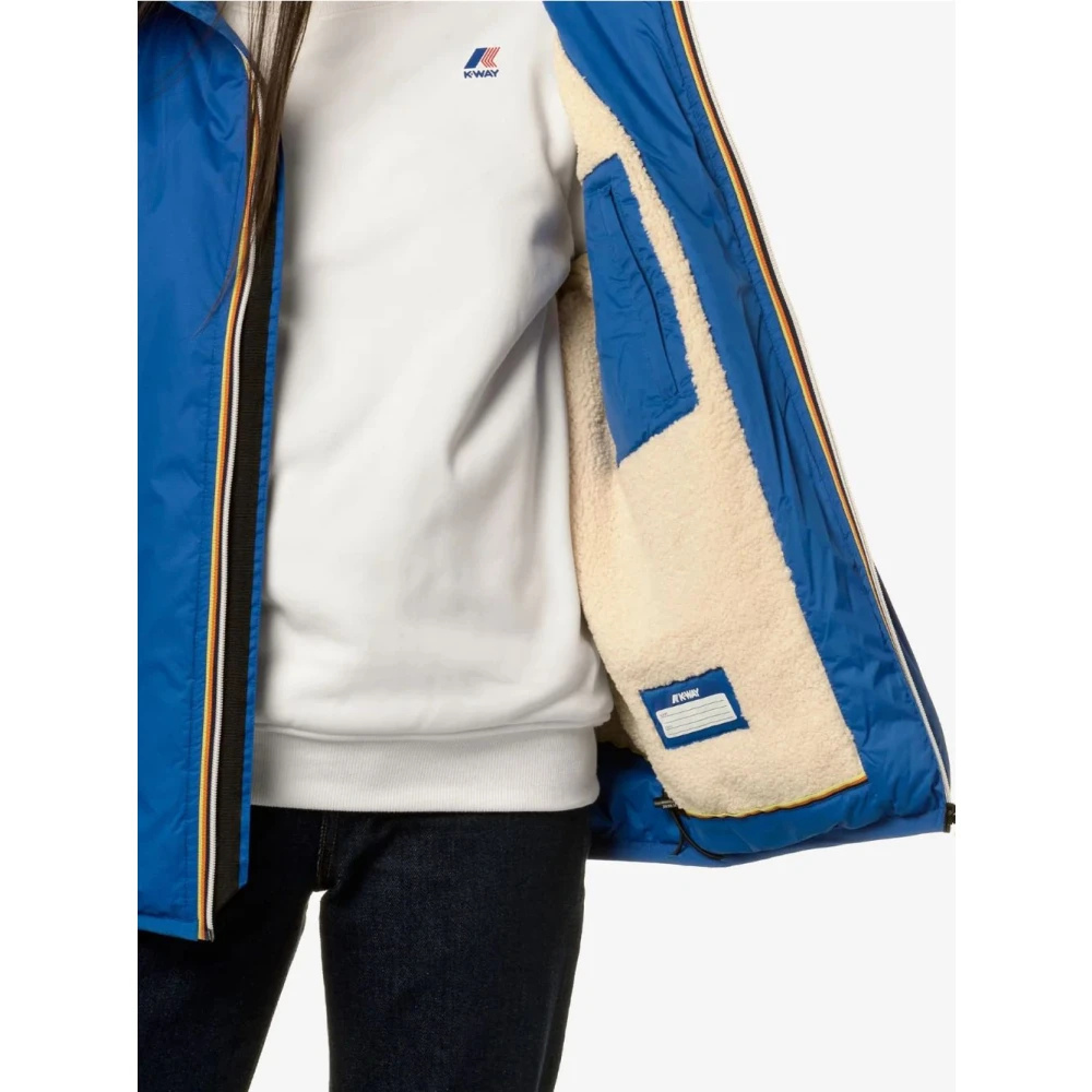 K-way Claude Fleecejas Blue Dames