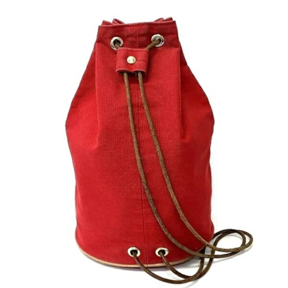 Hermès Vintage Pre-owned Leather shoulder-bags Red Dames