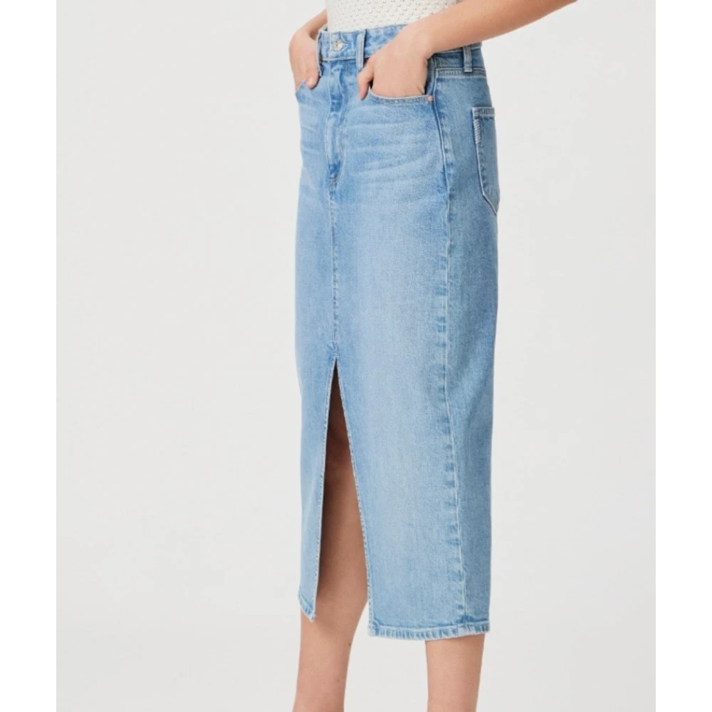 Paige Denim Angela Rok Blue Dames